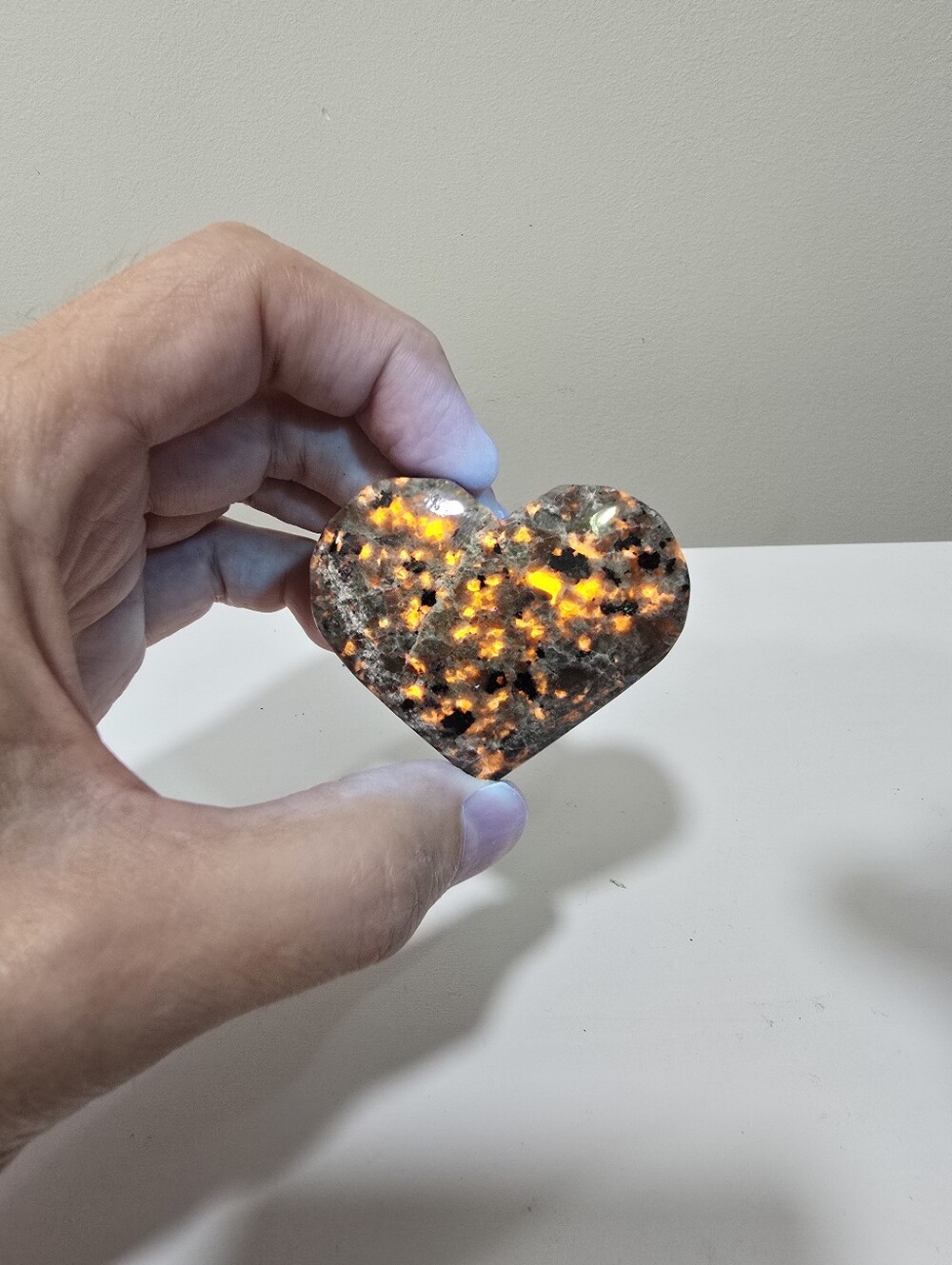 Yooperlite Crystal Heart #C